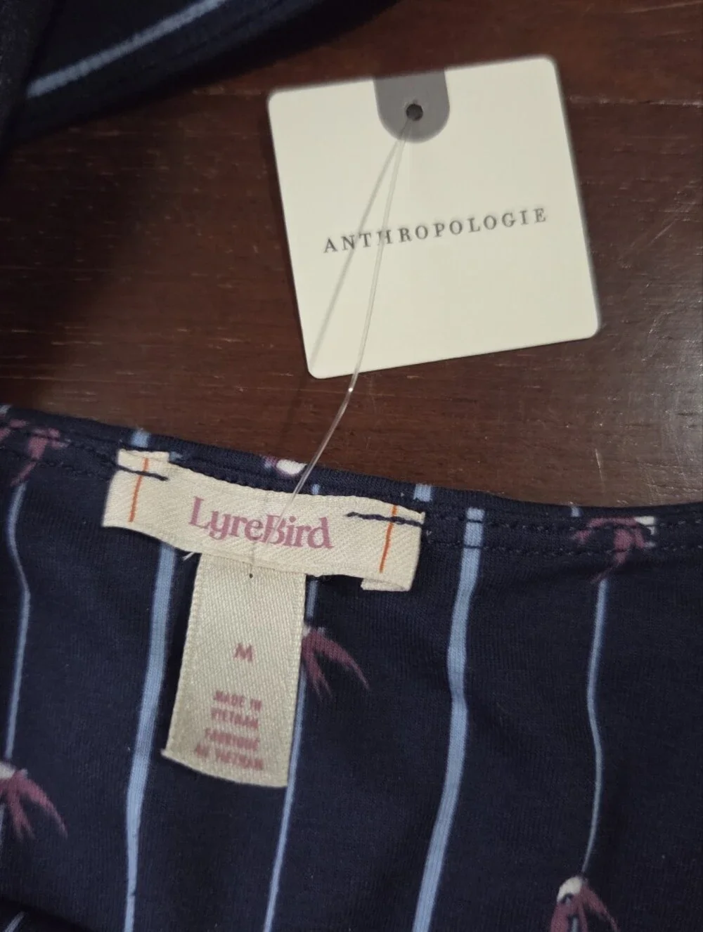 LyreBird CottonCloud Printed Scoop-Neck Bra, Medium